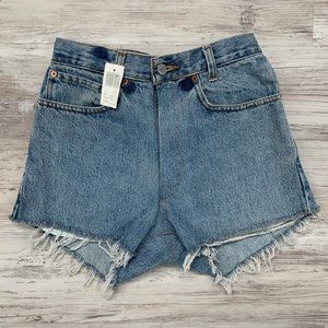 Levi's High Rise Light Blue Denim Shorts Sz 26